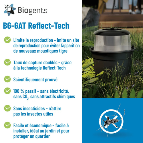 Visuel 3 du produit Piège d'extérieur à moustiques tigre coloris noir Biogents BG-GAT