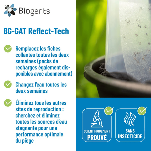 Visuel 4 du produit Piège d'extérieur à moustiques tigre coloris noir Biogents BG-GAT