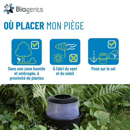 Visuel 7 du produit Piège d'extérieur à moustiques tigre coloris noir Biogents BG-GAT