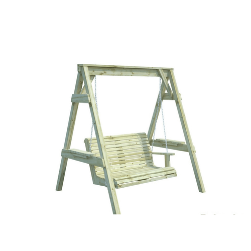 Visuel 1 du produit Balancelle Sigrid en bois traité autoclave Palmako - 193 x 161 cm