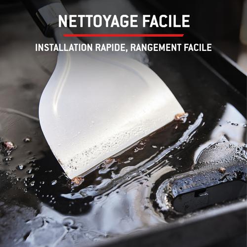 Visuel 4 du produit Plancha à gaz en fonte émaillée noire Weber - 56 cm