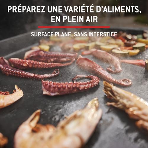 Visuel 5 du produit Plancha à gaz en fonte émaillée noire Weber - 56 cm