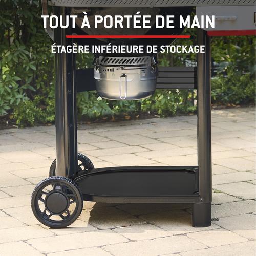 Visuel 8 du produit Barbecue charbon Performer Premium coloris noir en acier émaillé Weber - Ø 57 x 110,5 x 76,2 cm