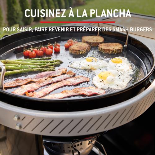 Visuel 9 du produit Barbecue charbon Performer Premium coloris noir en acier émaillé Weber - Ø 57 x 110,5 x 76,2 cm
