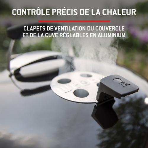 Visuel 4 du produit Barbecue charbon coloris noir Weber Master-Touch GBS E-5750 - diamètre 57 cm