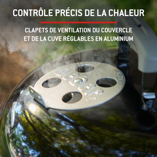 Visuel 4 du produit Barbecue charbon Original Kettle E-4710 coloris noir Weber - Ø 47 x 96 cm
