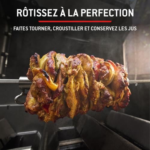 Visuel 8 du produit Barbecue gaz Spirit E-325 coloris noir en acier émaillé Weber - 118 x 68 x 12 cm