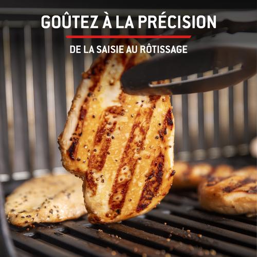 Visuel 3 du produit Barbecue gaz Spirit E-425 mix plancha coloris noir en acier émaillé Weber - 118 x 65 x 13 cm