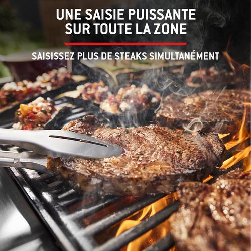 Visuel 4 du produit Barbecue gaz Spirit E-425 mix plancha coloris noir en acier émaillé Weber - 118 x 65 x 13 cm
