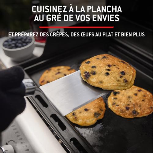 Visuel 6 du produit Barbecue gaz Spirit E-425 mix plancha coloris noir en acier émaillé Weber - 118 x 65 x 13 cm