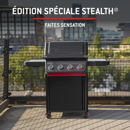 Visuel 3 du produit Barbecue gaz Spirit EPX-435R  coloris noir en fonte émaillé Weber - 118 x 65 x 132 cm