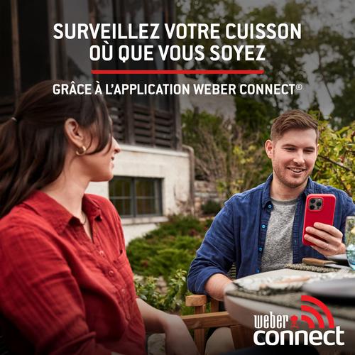 Visuel 7 du produit Barbecue gaz Spirit EPX-435R  coloris noir en fonte émaillé Weber - 118 x 65 x 132 cm