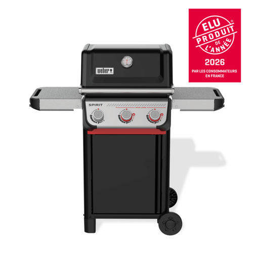 Visuel 1 du produit Barbecue gaz Spirit E-325 coloris noir en acier émaillé Weber - 118 x 68 x 12 cm