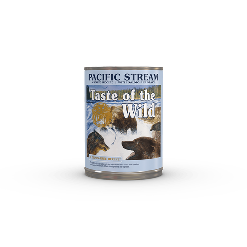 Visuel 1 du produit Pâtée pour chien adulte sans céréales saumon Taste of the Wild Pacific Stream - 390 g