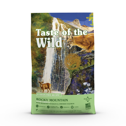 Visuel 1 du produit Croquettes pour chat au saumon et au gibier Rocky Mountain - 6,6 kg