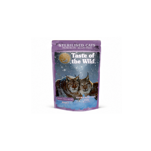 Visuel 1 du produit Pâtée pour chat adulte stérilisé au poulet Taste of the Wild - 85 g
