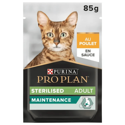 Visuel 1 du produit Sachet au poulet pour chat stérilisé Purina Pro Plan – 85 gr