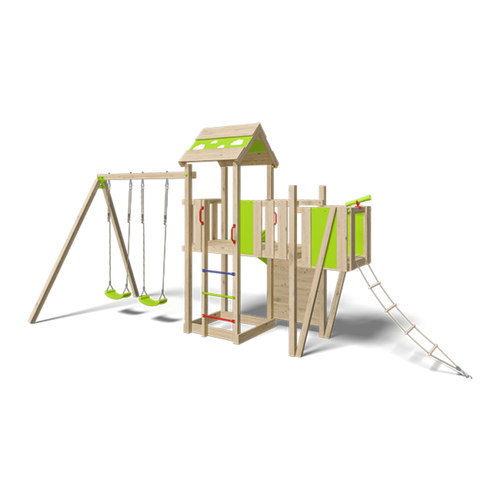 Visuel 2 du produit Aire de jeux Aléo by Trigano en bois Strarry Xpression - H 2,20 m
