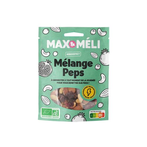 Visuel 1 du produit Mélange Peps de fruits secs bio Max&Méli - 125 g