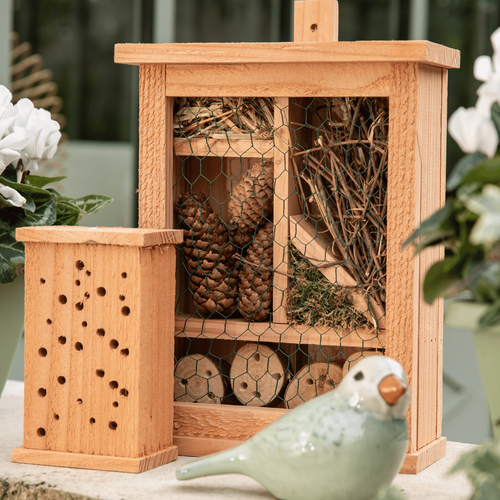Visuel 3 du produit Abri à auxiliaires abeilles en bois botanic®
