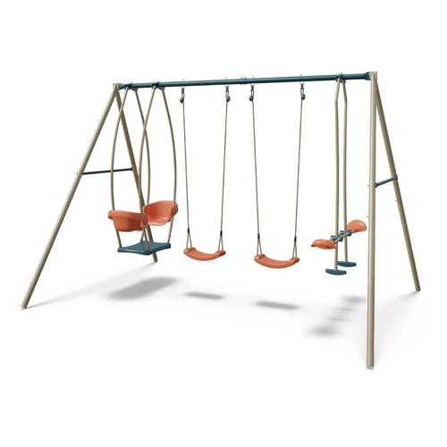 Visuel 1 du produit Portique en métal Aléo by Trigano Luna 4 agrès - H 2,20 m