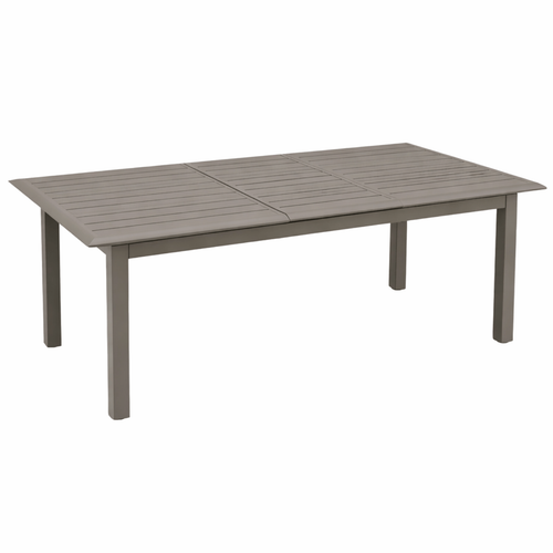 Visuel 1 du produit Table caméline à rallonge coloris café 130/180 x 84 x 74 cm