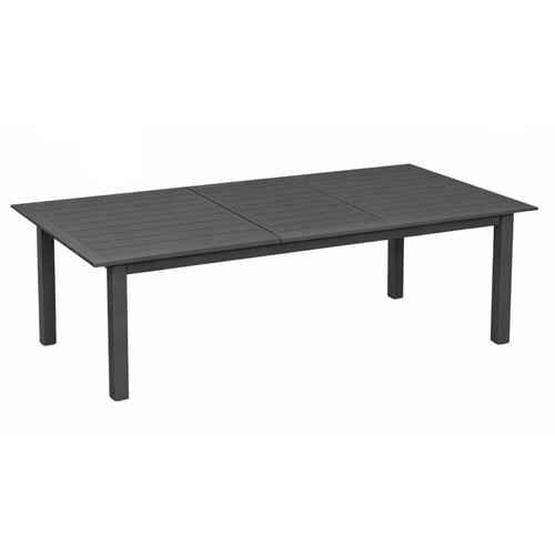Visuel 1 du produit Table en aluminium graphite Caméline II - 220/320 x 110 cm