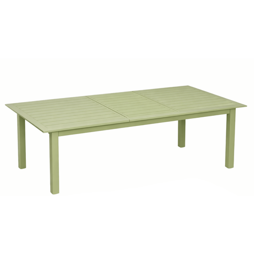 Visuel 1 du produit Table Caméline II coloris vert en aluminium - 130 x 180 x 84 cm