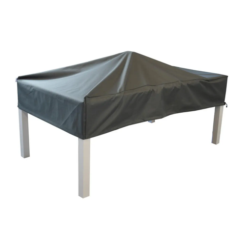Visuel 1 du produit Housse table coloris gris en polyester - 180 x 90 cm