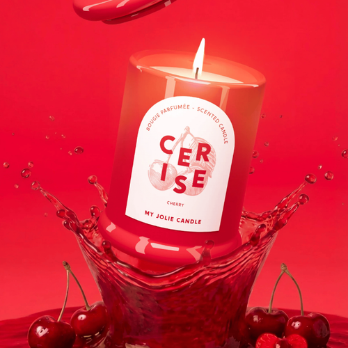 Visuel 3 du produit Bougie parfumée Trendy senteur cerise Maison Berger Paris - 150 g