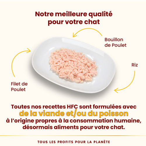 Visuel 3 du produit Pâtée pour chat HFC Jelly au poulet Almo Nature - 70 g