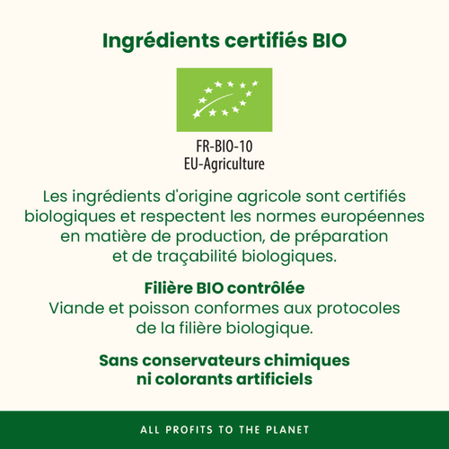 Visuel 4 du produit Pâtée pour chien biologique BIO ORGANIC au bœuf et légumes Almo Nature - 300 g