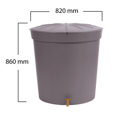 Visuel 2 du produit Récupérateur à eau Garancia - 300 L Gris graphite