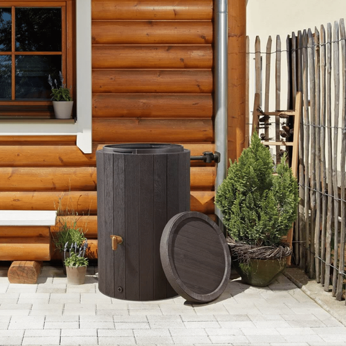 Visuel 2 du produit Réservoir avec couvercle brun Graf Madera  – 220 L