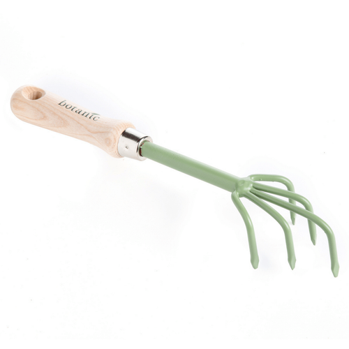 Visuel 4 du produit Lot d'outils à main pour le jardin coloris amande (transplantoir, serfouette, griffe) botanic® - 3 outils
