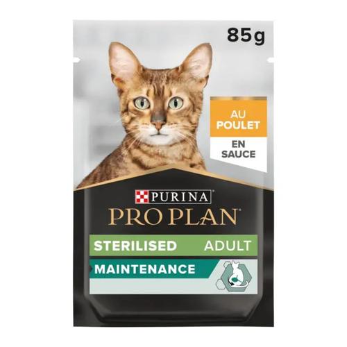Visuel 3 du produit Pâtée pour chat stérilisé au bœuf et au poulet PRO PLAN - 40 x 85 g