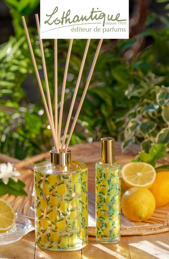 parfums d'intérieur pour la maison avec du citron