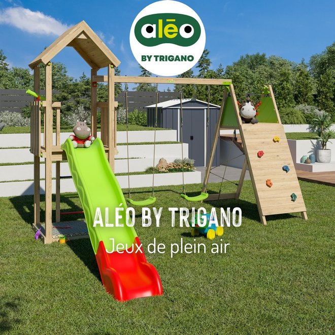 Portique en bois et métal Trigano Octavo Aléo by Trigano - 2,3 m