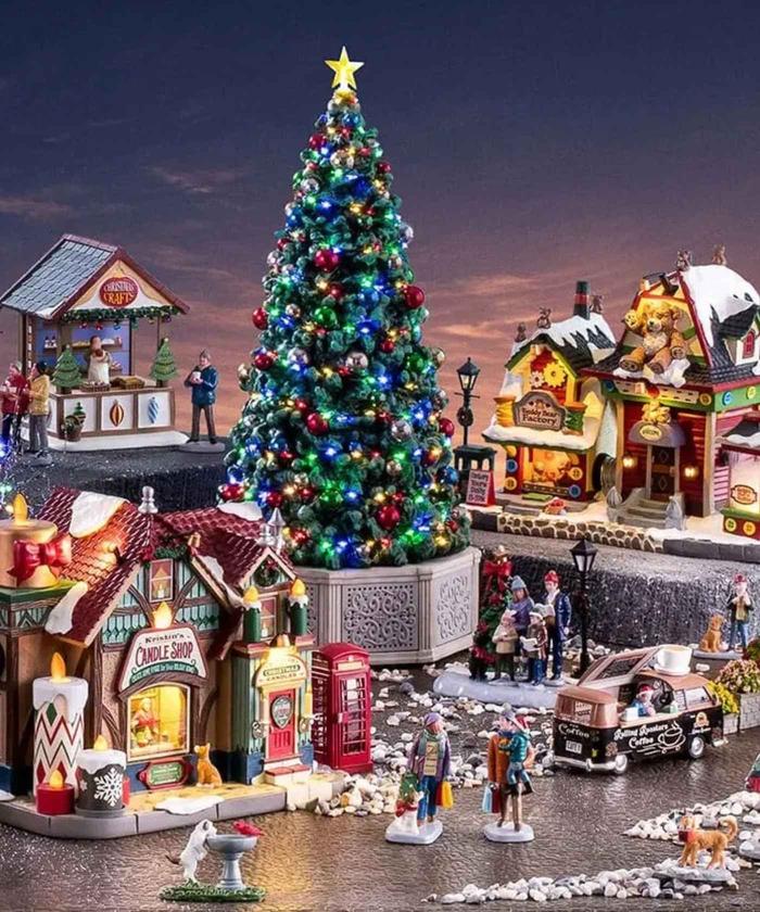 Décorations village de Noël Lemax