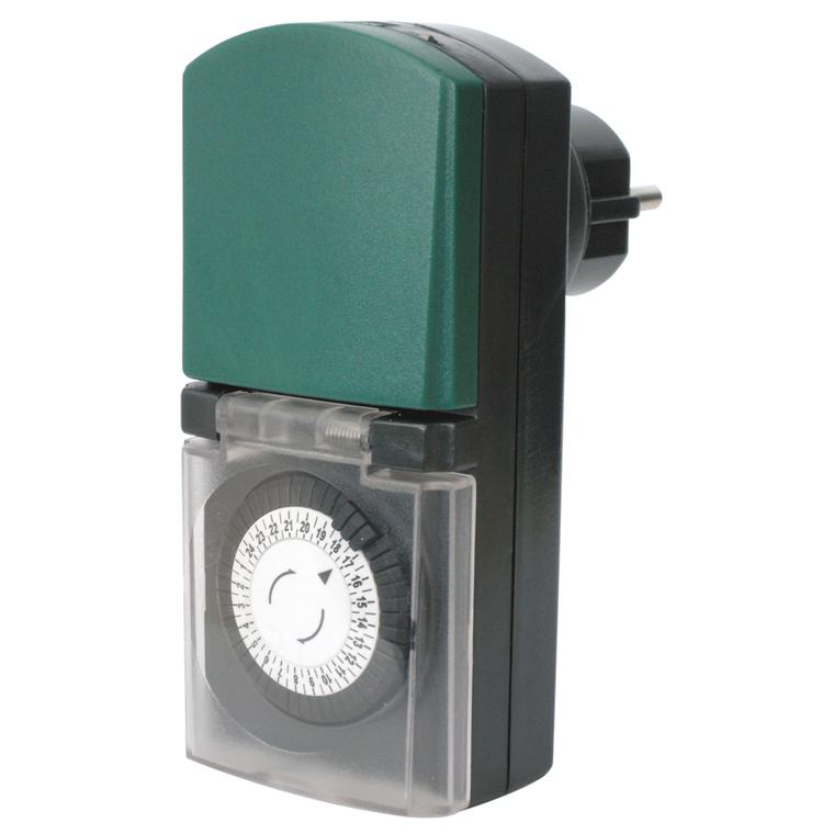 Programmateur Manuel Ribimex Pra/PB.1386 - Gris/vert - Piles AA - Pression 0,5 à 12 Bar