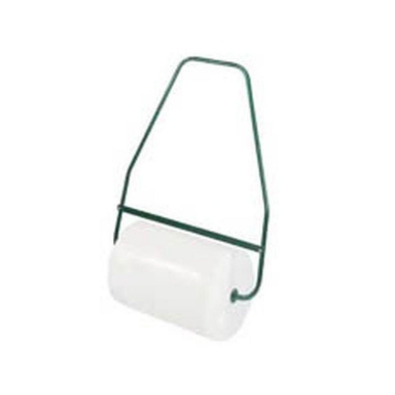 Rouleau à gazon plastique blanc 70 cm avec brancard acier