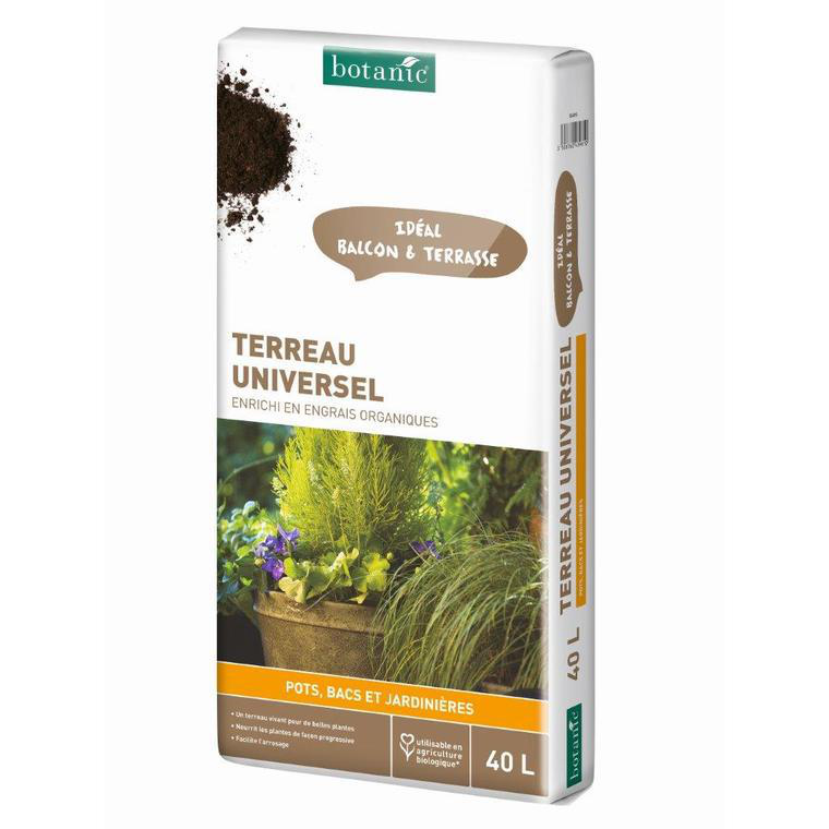 Terreau Biologique Universel Floragard Pour Potager Surélevé - 40 Litres, Riche En Nutriments
