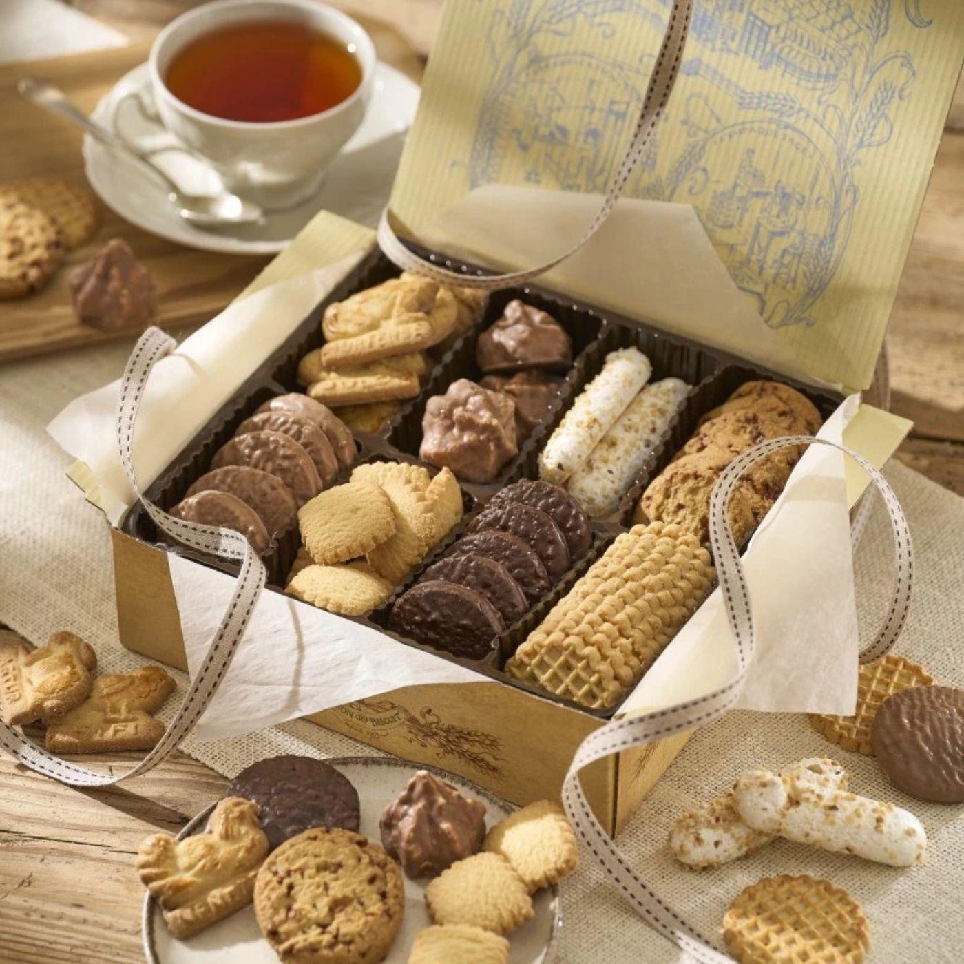 Garneck Boîte à Biscuits En Métal Avec Couvercle Et Poignée – Bocal à Bonbons Vintage – Idéal Pour Les Biscuits Et Les Friandises