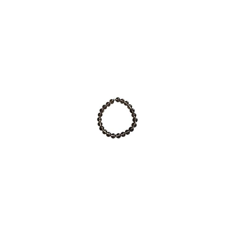 Bracelet En Quartz Fumé De Madagascar - Largeur 20 Mm, Biseauté - Fait Main, Unisexe - Neuf Sans étiquette