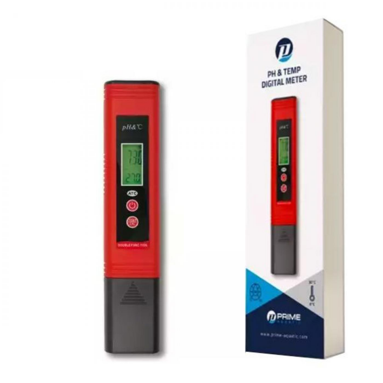 Homcoice PH-mètre Numérique Haute Précision 0.01 – Testeur Piscine & Eau Avec ATC, Écran Couleur Tournesol & Bandelettes