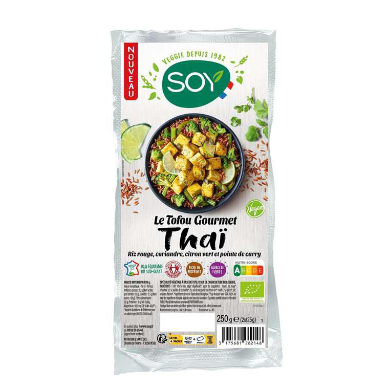 Tofou Gourmet Thaï Bio Soy – 2 X 125 G