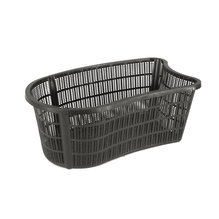 Animallparadise Lot De 3 Paniers 19x19x9 Cm Pour Bassin Aquatique - Plastique Robuste Imputrescible Noir