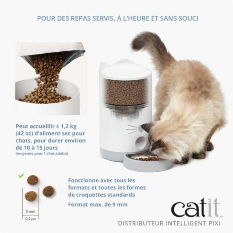 Gardner Pet Distributeur Automatique De Nourriture Pour Chat