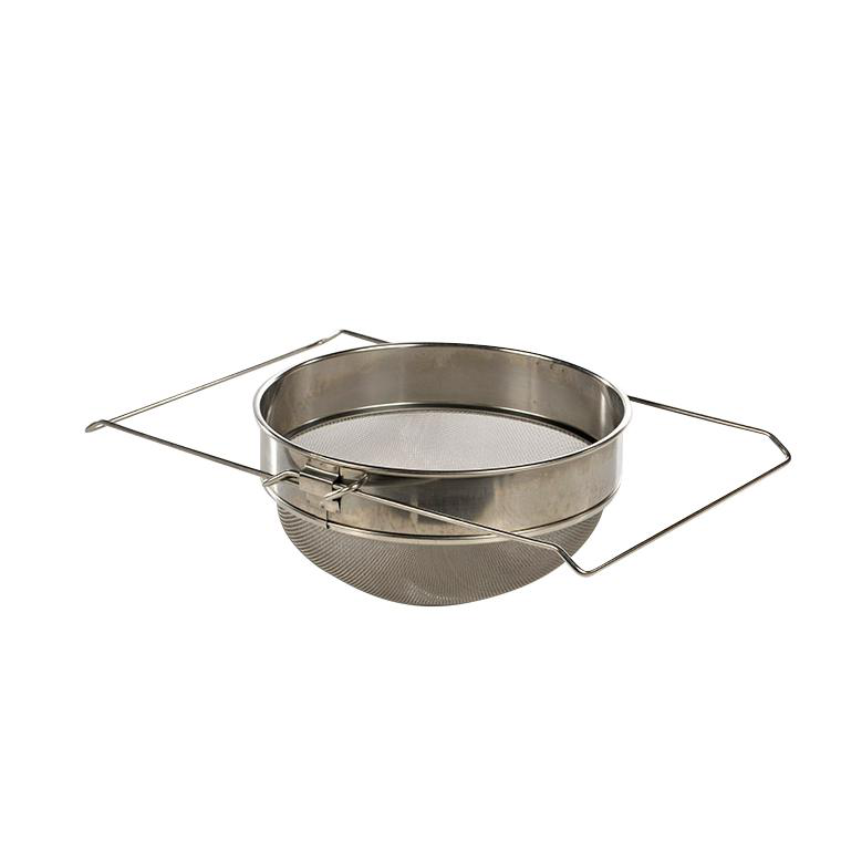 Passoire à Miel Double Tamis Avalon - Acier Inoxydable - Extensible - Pour Miel, Confiture, Huile - 23.5cm