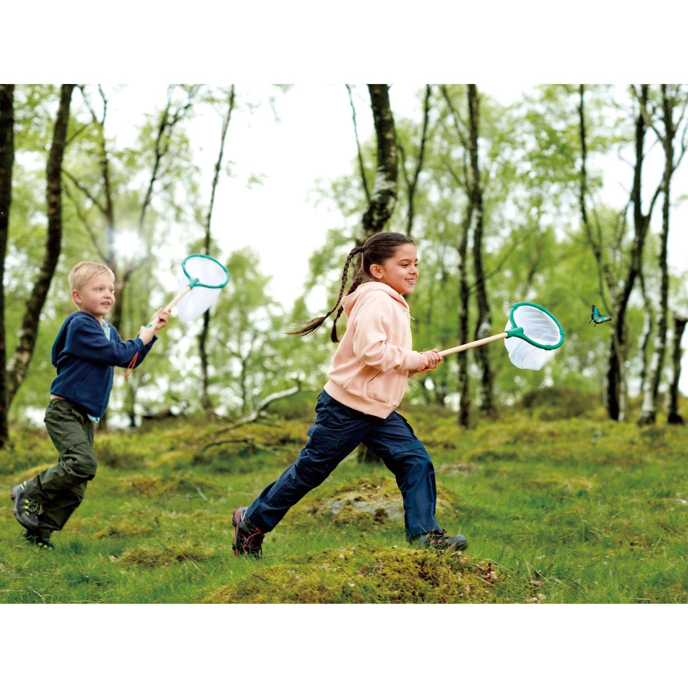 Hape Filet De Pêche Et Papillon Multifonction – Bambou Et Plastique Végétal – Explorateur 3 Ans+ – Nature Fun